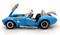 1965 FORD SHELBY COBRA 427 S/C LIGHT BLUE 1/18 SCALE DIECAST CAR MODEL BY SHELBY COLLECTIBLES SC129

