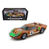 1966 FORD GT40 LEMANS #4 24HR 1/18 SCALE DIECAST CAR MODEL BY SHELBY COLLECTIBLES SC414

