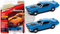 1970 MERCURY COUGAR ELIMINATOR GRABBER BLUE 1/64 SCALE DIECAST CAR MODEL BY JOHNNY LIGHTNING JLSP186