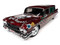 1959 CADILLAC ELDORADO HEARSE RAT FINK 1/18 SCALE DIECAST CAR MODEL BY AUTO WORLD AW303

