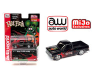 1981 CHEVROLET SILVERADO PICKUP TRUCK RAT FINK WITH TRAILER HITCH 6000 MADE 1/64 SCALE DIECAST CAR MODEL BY AUTO WORLD CP7905
