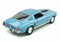 1968 FORD MUSTANG GT COBRA JET FASTBACK BLUE 1/18 SCALE DIECAST CAR MODEL BY MAISTO 31167