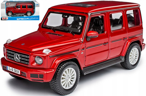 MERCEDES BENZ G CLASS RED 2019 1/24 SCALE DIECAST CAR MODEL BY MAISTO 31531
