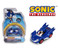 SONIC THE HEDGEHOG COLLECTION SET OF 3 SONIC BLUE TAILS AIRPLANE YELLOW & KNUCKLES RED WITH FIGURES 1/64 SCALE DIECAST CAR MODELS NKOK