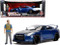2009 NISSAN GT-R R35 FAST & FURIOUS BRIAN WITH LIGHTS 1/18 SCALE DIECAST CAR MODEL BY JADA TOYS 31142

