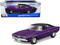1969 DODGE CHARGER R/T PURPLE 1/18 SCALE DIECAST CAR MODEL BY MAISTO 31387