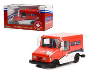 CANADA POST LONG LIFE POSTAL DELIVERY VEHICLE LLV RED 1/24 SCALE DIECAST CAR MODEL BY GREENLIGHT 84108