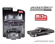 1964 CHEVROLET IMPALA SS BLACK LOWRIDER 4800 MADE EXCLUSIVE 1/64 SCALE DIECAST CAR MODEL BY GREENLIGHT 51462