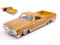 1965 CHEVROLET EL CAMINO LOWRIDER GOLD 1/24 SCALE DIECAST CAR MODEL BY MAISTO 32543
