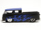 1963 VOLKSWAGEN BUS PICKUP MATT BLACK  1/24 SCALE DIECAST CAR MODEL BY JADA TOYS 34232