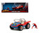 DUNE BUGGY RED WITH SPIDERMAN FIGURE MARVEL 1/24 SCALE DIECAST CAR MODEL BY JADA TOYS 33729

