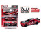 2019 DODGE CHALLENGER SRT HELLCAT MOPAR RED 1/64 SCALE DIECAST CAR MODEL BY AUTO WORLD CP7943