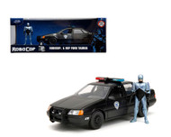 ROBOCOP & OCP FORD TAURUS DETROIT POLICE CAR WITH FIGURE 1/24 SCALE DIECAST CAR MODEL BY JADA TOYS 33743