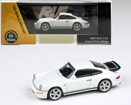 1987 PORSCHE 911 RUF YELLOWBIRD GRAND PRIX WHITE 1/64 SCALE DIECAST CAR MODEL BY PARAGON PARA64 55296
