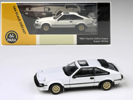 1984 TOYOTA CELICA SUPRA SUPER WHITE 1/64 SCALE DIECAST CAR MODEL BY PARAGON PARA64 55461