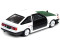 TOYOTA SPRINTER TRUENO AE86 RHD WHITE WITH GREEN CARBON FIBER HOOD 1/64 SCALE DIECAST CAR MODEL BY INNO INNO64 IN64-AE86T-TK 