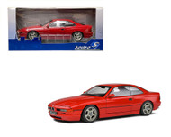 1990 BMW 850 E31 CSI RED 1/18 SCALE DIECAST CAR MODEL BY SOLIDO 1807001
