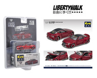 LEXUS LC500 METALLIC RED LIMITED 1200 PIECES 1/64 SCALE DIECAST CAR MODEL BY ERA CAR LS21LC2201