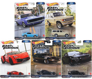 FAST AND FURIOUS 2023 B CASE SET OF 5 1/64 SCALE DIECAST CAR MODEL BY HOT WHEELS HNW46-956B 