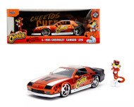 1985 CHEVROLET CAMARO SS CHEETOS CHESTER CHEETAH FIGURE 1/24 SCALE DIECAST CAR MODEL BY JADA TOYS 34384