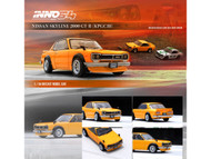 NISSAN SKYLINE 2000 GT-R KPGC10 ORANGE MALAYSIA DIECAST EXPO EVENT 2023 1/64 SCALE DIECAST CAR MODEL BY INNO INNO64 IN64-KPGC10-MDX23OR