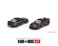 NISSAN SKYLINE GT-R R33 V1 1/64 SCALE DIECAST CAR MODEL BY KAIDO HOUSE KHMG072