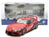 2023 TOYOTA GR SUPRA STREETFIGHTER RED 1/18 SCALE DIECAST CAR MODEL BY SOLIDO 1809001