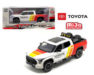 2023 TOYOTA TUNDRA TRD OFF ROAD 4X4 TRUCK WHITE 1/24 SCALE DIECAST CAR MODEL HO8555RMJS01