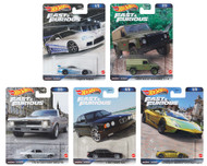 FAST & FURIOUS 2023 D CASE SET OF 5 1/64 SCALE DIECAST CAR MODEL BY HOT WHEELS HNW46-956D