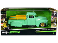 1950 CHEVROLET 3100 PICKUP TRUCK LOWRIDER GREEN 1/24 SCALE DIECAST CAR MODEL BY MAISTO 32545
