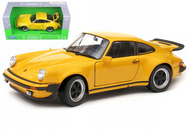 1974 PORSCHE 911 TURBO 3.0 YELLOW 1/24 SCALE DIECAST CAR MODEL BY WELLY 24043