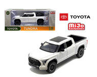 2023 TOYOTA TUNDRA TRUCK WHITE 1/24 SCALE DIECAST CAR MODEL USA EXCLUSIVE H08555R-WH