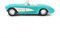 1957 CHEVROLET CORVETTE TURQUOISE & WHITE 1/24 SCALE DIECAST CAR MODEL BY MAISTO 31275