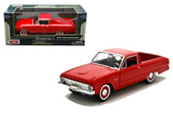 1960 Ford Ranchero Red 1/24 Scale Diecast Car Model By Motor Max 79321