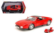 Ferrari 348 TS 348TS Red 1/18 Scale Diecast Car Model By Bburago 16006