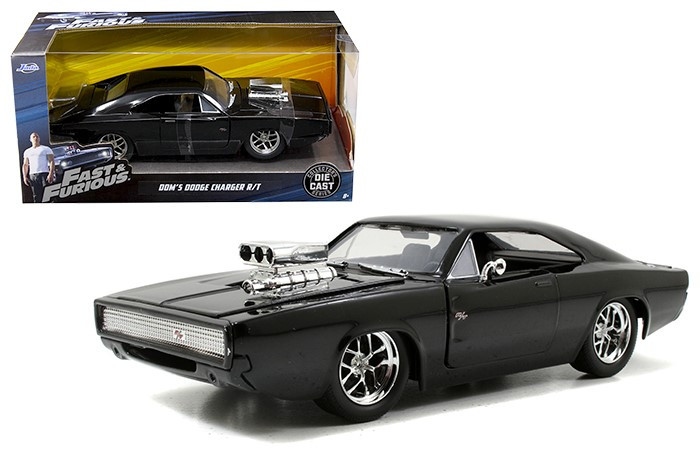 JADA 97042 FAST AND FURIOUS 7 DOM'S 1970 70 DODGE CHARGER R/T 1/32 DIECAST BLACK 