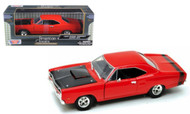 1969 Dodge Coronet Super Bee Red 1/24 Diecast Car Model By Motor Max 73315