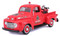 1948 FORD F-1 FIRE DEPARTMENT PICKUP TRUCK & 1936 EL KNUCKLEHEAD HARLEY DAVIDSON MOTORCYCLE 1/24 SCALE DIECAST CAR MODEL BY MAISTO 32191