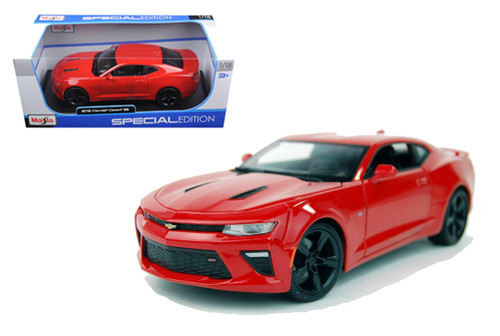 2016 Chevrolet Camaro SS Red 1/18 Scale Diecast Car Model By Maisto 31689