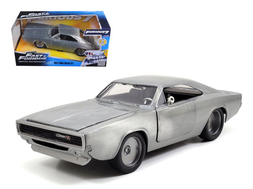 1970 Dodge Charger R/T Bare Metal Fast & Furious 1/24 Scale Model By Jada 97336