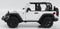 2014 Jeep Wrangler Willys Edition White 1/18 Scale Diecast Model By Maisto 31610