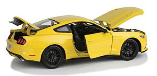 2015 Ford Mustang Yellow 1/18 Scale Diecast Car Model By Maisto 31197