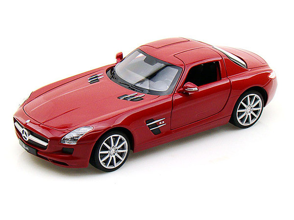 MERCEDES SLS AMG White 1 24 Diecast Model Car by WELLY 24025W for sale online 