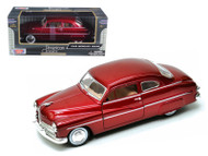 1949 Mercury Coupe Red 1/24 Scale Diecast Car Model By Motor Max 73225