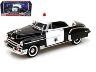 1950 CHEVROLET BEL AIR COUPE POLICE CAR 1/24 SCALE DIECAST CAR MODEL BY MOTOR MAX 76931