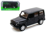 Mercedes Benz G Class Wagon Black 1/24 Scale Diecast Car Model By Welly 24012