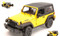 2014 Jeep Wrangler Willys Edition Yellow 1/18 Scale Diecast Model By Maisto 31676