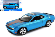 2008 Dodge Challenger SRT8 Blue 1/24 Scale Diecast Car Model By Maisto 31280