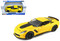 2015 Chevrolet Corvette Z06 C7 Stingray Yellow 1/24 Scale Diecast Car Model By Maisto 31133