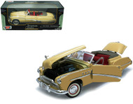 1949 Buick Roadmaster Convertible Beige Cream 1/18 Scale Diecast Car Model By Motor Max 73116